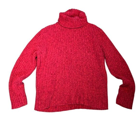 🛍️COZY RED TURTLENECK SIZE MEDIUM - Picture 1 of 1